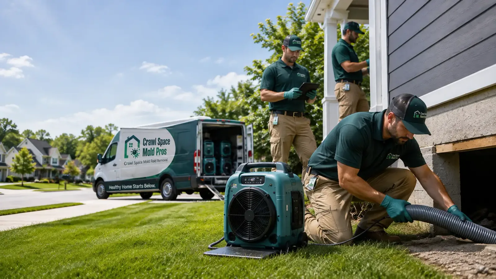 Crawl Space Mold Removal in Bristow, IA